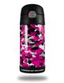 Skin Decal Wrap for Thermos Funtainer 12oz Bottle WraptorCamo Digital Camo Hot Pink (BOTTLE NOT INCLUDED)