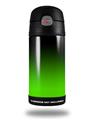Skin Decal Wrap for Thermos Funtainer 12oz Bottle Smooth Fades Green Black (BOTTLE NOT INCLUDED)