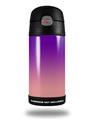 Skin Decal Wrap for Thermos Funtainer 12oz Bottle Smooth Fades Pink Purple (BOTTLE NOT INCLUDED)