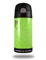 Skin Decal Wrap for Thermos Funtainer 12oz Bottle Raining Neon Green (BOTTLE NOT INCLUDED)