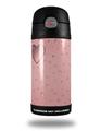 Skin Decal Wrap for Thermos Funtainer 12oz Bottle Raining Pink (BOTTLE NOT INCLUDED)