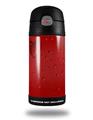 Skin Decal Wrap for Thermos Funtainer 12oz Bottle Raining Red (BOTTLE NOT INCLUDED)