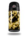 Skin Decal Wrap for Thermos Funtainer 12oz Bottle Electrify Yellow (BOTTLE NOT INCLUDED)