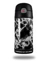 Skin Decal Wrap for Thermos Funtainer 12oz Bottle Electrify White (BOTTLE NOT INCLUDED)