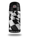 Skin Decal Wrap for Thermos Funtainer 12oz Bottle Checkered Racing Flag (BOTTLE NOT INCLUDED)