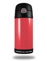 Skin Decal Wrap for Thermos Funtainer 12oz Bottle Solids Collection Coral (BOTTLE NOT INCLUDED)