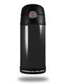 Skin Decal Wrap for Thermos Funtainer 12oz Bottle Solids Collection Dark Gray (BOTTLE NOT INCLUDED)
