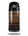Skin Decal Wrap for Thermos Funtainer 12oz Bottle Wooden Barrel (BOTTLE NOT INCLUDED)