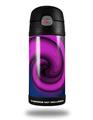 Skin Decal Wrap for Thermos Funtainer 12oz Bottle Alecias Swirl 01 Purple (BOTTLE NOT INCLUDED)
