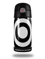 Skin Decal Wrap for Thermos Funtainer 12oz Bottle Bullseye Black and White (BOTTLE NOT INCLUDED)