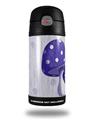 Skin Decal Wrap for Thermos Funtainer 12oz Bottle Mushrooms Purple (BOTTLE NOT INCLUDED)