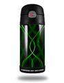 Skin Decal Wrap for Thermos Funtainer 12oz Bottle Abstract 01 Green (BOTTLE NOT INCLUDED)