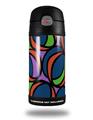 Skin Decal Wrap for Thermos Funtainer 12oz Bottle Crazy Dots 02 (BOTTLE NOT INCLUDED)