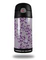 Skin Decal Wrap for Thermos Funtainer 12oz Bottle Victorian Design Purple (BOTTLE NOT INCLUDED)