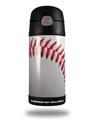 Skin Decal Wrap for Thermos Funtainer 12oz Bottle Baseball (BOTTLE NOT INCLUDED)