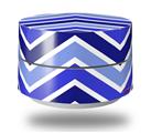 Skin Decal Wrap for Google WiFi Original Zig Zag Blues (GOOGLE WIFI NOT INCLUDED)