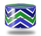 Skin Decal Wrap for Google WiFi Original Zig Zag Blue Green (GOOGLE WIFI NOT INCLUDED)