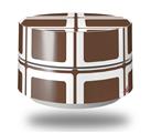 Skin Decal Wrap for Google WiFi Original Squared Chocolate Brown (GOOGLE WIFI NOT INCLUDED)