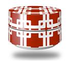 Skin Decal Wrap for Google WiFi Original Boxed Red Dark (GOOGLE WIFI NOT INCLUDED)