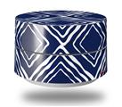 Skin Decal Wrap for Google WiFi Original Wavey Navy Blue (GOOGLE WIFI NOT INCLUDED)