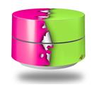 Skin Decal Wrap for Google WiFi Original Ripped Colors Hot Pink Neon Green (GOOGLE WIFI NOT INCLUDED)