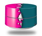 Skin Decal Wrap for Google WiFi Original Ripped Colors Hot Pink Seafoam Green (GOOGLE WIFI NOT INCLUDED)