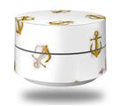 Skin Decal Wrap for Google WiFi Original Anchors Away White (GOOGLE WIFI NOT INCLUDED)