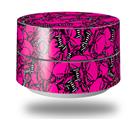 Skin Decal Wrap for Google WiFi Original Scattered Skulls Hot Pink (GOOGLE WIFI NOT INCLUDED)