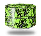 Skin Decal Wrap for Google WiFi Original Scattered Skulls Neon Green (GOOGLE WIFI NOT INCLUDED)