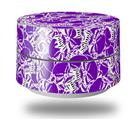 Skin Decal Wrap for Google WiFi Original Scattered Skulls Purple (GOOGLE WIFI NOT INCLUDED)