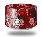 Skin Decal Wrap for Google WiFi Original HEX Mesh Camo 01 Red Bright (GOOGLE WIFI NOT INCLUDED)