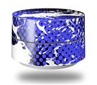 Skin Decal Wrap for Google WiFi Original Halftone Splatter White Blue (GOOGLE WIFI NOT INCLUDED)