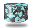 Skin Decal Wrap for Google WiFi Original WraptorCamo Old School Camouflage Camo Neon Teal (GOOGLE WIFI NOT INCLUDED)