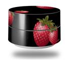 Skin Decal Wrap for Google WiFi Original Strawberries on Black (GOOGLE WIFI NOT INCLUDED)