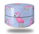 Skin Decal Wrap for Google WiFi Original Flamingos on Blue (GOOGLE WIFI NOT INCLUDED)