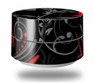 Skin Decal Wrap for Google WiFi Original Twisted Garden Gray and Red (GOOGLE WIFI NOT INCLUDED)