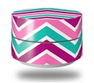 Skin Decal Wrap for Google WiFi Original Zig Zag Teal Pink Purple (GOOGLE WIFI NOT INCLUDED)