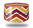 Skin Decal Wrap for Google WiFi Original Zig Zag Yellow Burgundy Orange (GOOGLE WIFI NOT INCLUDED)