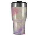 WraptorSkinz Skin Wrap compatible with 2017 and newer RTIC Tumblers 30oz Pastel Abstract Pink and Blue (TUMBLER NOT INCLUDED)