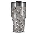 WraptorSkinz Skin Wrap compatible with 2017 and newer RTIC Tumblers 30oz Diamond Plate Metal 02 (TUMBLER NOT INCLUDED)