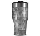 WraptorSkinz Skin Wrap compatible with 2017 and newer RTIC Tumblers 30oz Triangle Mosaic Gray (TUMBLER NOT INCLUDED)