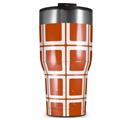 WraptorSkinz Skin Wrap compatible with 2017 and newer RTIC Tumblers 30oz Squared Burnt Orange (TUMBLER NOT INCLUDED)