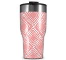 WraptorSkinz Skin Wrap compatible with 2017 and newer RTIC Tumblers 30oz Wavey Pink (TUMBLER NOT INCLUDED)