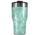 WraptorSkinz Skin Wrap compatible with 2017 and newer RTIC Tumblers 30oz Wavey Seafoam Green (TUMBLER NOT INCLUDED)