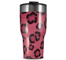 WraptorSkinz Skin Wrap compatible with 2017 and newer RTIC Tumblers 30oz Leopard Skin Pink (TUMBLER NOT INCLUDED)