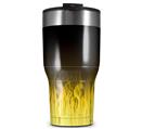 WraptorSkinz Skin Wrap compatible with 2017 and newer RTIC Tumblers 30oz Fire Yellow (TUMBLER NOT INCLUDED)