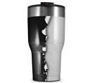 WraptorSkinz Skin Wrap compatible with 2017 and newer RTIC Tumblers 30oz Ripped Colors Black Gray (TUMBLER NOT INCLUDED)
