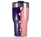WraptorSkinz Skin Wrap compatible with 2017 and newer RTIC Tumblers 30oz Ripped Colors Purple Pink (TUMBLER NOT INCLUDED)