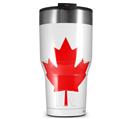 WraptorSkinz Skin Wrap compatible with 2017 and newer RTIC Tumblers 30oz Canadian Canada Flag (TUMBLER NOT INCLUDED)