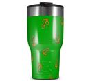 WraptorSkinz Skin Wrap compatible with 2017 and newer RTIC Tumblers 30oz Anchors Away Green (TUMBLER NOT INCLUDED)